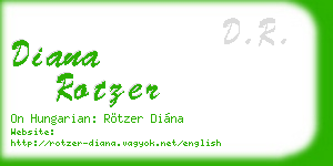 diana rotzer business card