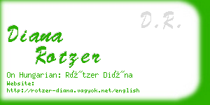 diana rotzer business card